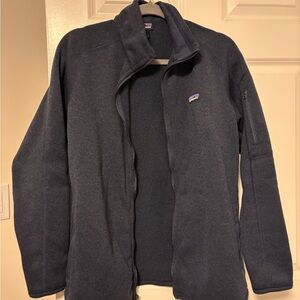 Patagonia Dark Blue Recycled Fleece Jacket